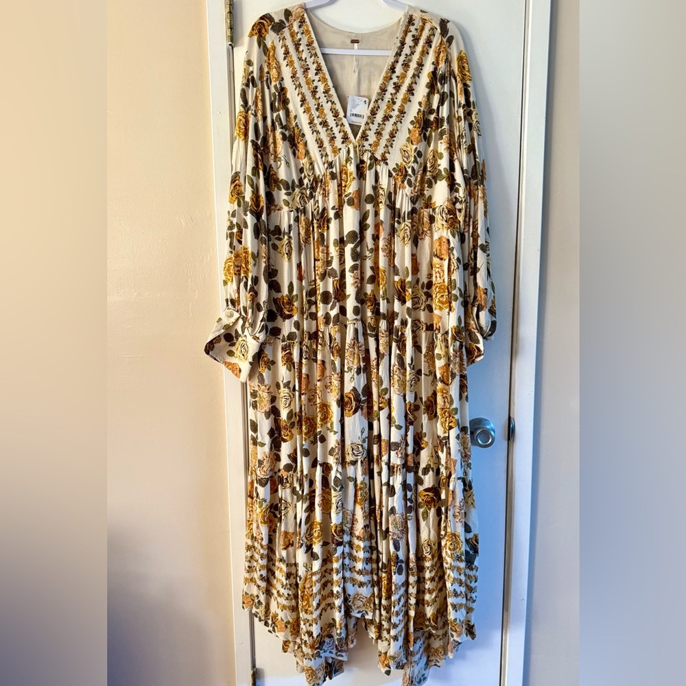 Free People Rows Of Roses Maxi Dress - Picture 3 of 8